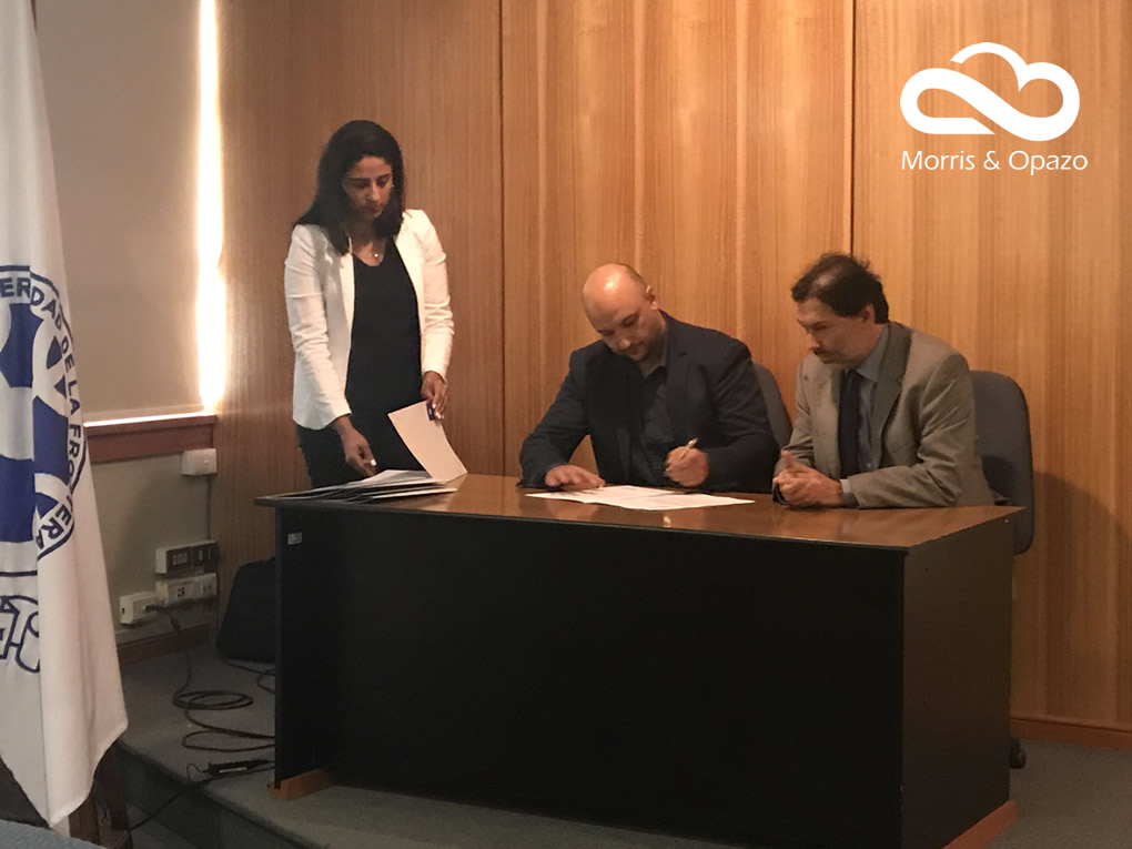 Morris & Opazo firma convenio con Universidad de la Frontera (UFRO) para iniciar en conjunto proyectos de desarrollo e investigación a través de la plataforma de Amazon Web Services (AWS)