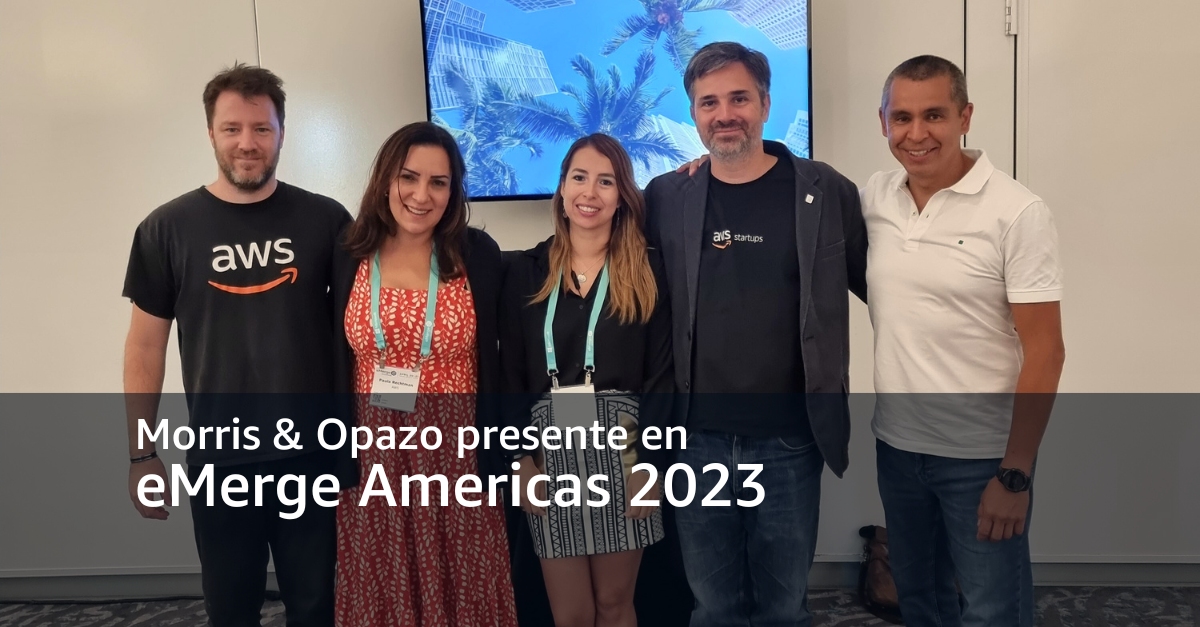 Morris & Opazo destacado partner de AWS presente en eMerge Americas 2023